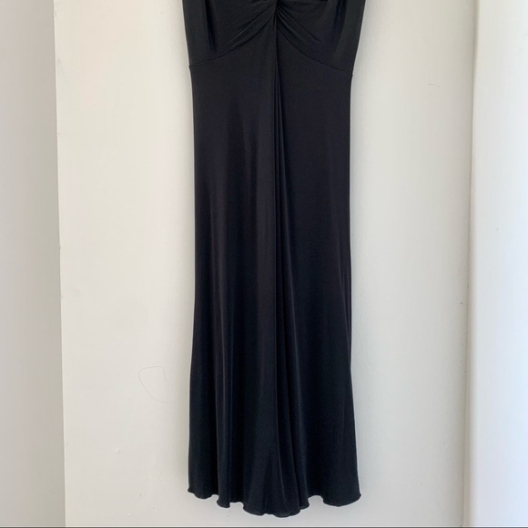 *SOLD* Sandra Angelozzi elegant black midi dress - Picture 5 of 9